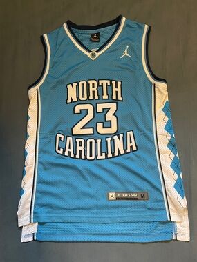 Jordan UNC Blue #23 North Carolina Michael Jordan Basketball Jersey